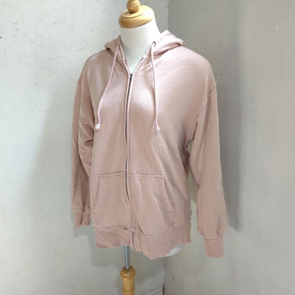 TNA | Light Pink Zip-Up Hoodie *NO SIZE* - Picture 2 of 11